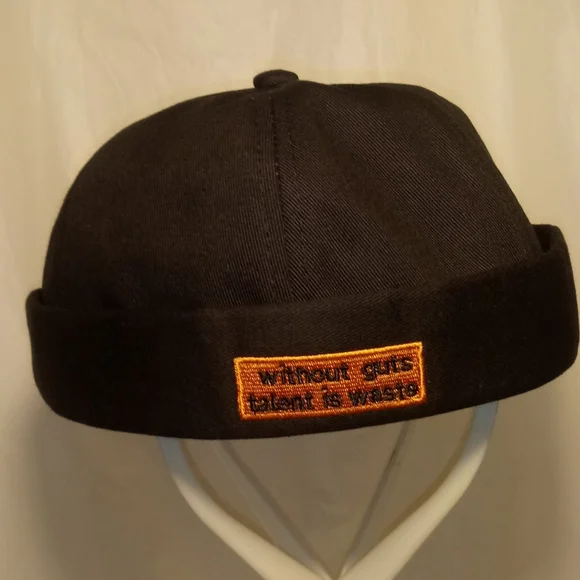 WITHOUT GUTS TALENT IS WASTE DOCKER HAT - Picture 1 of 5
